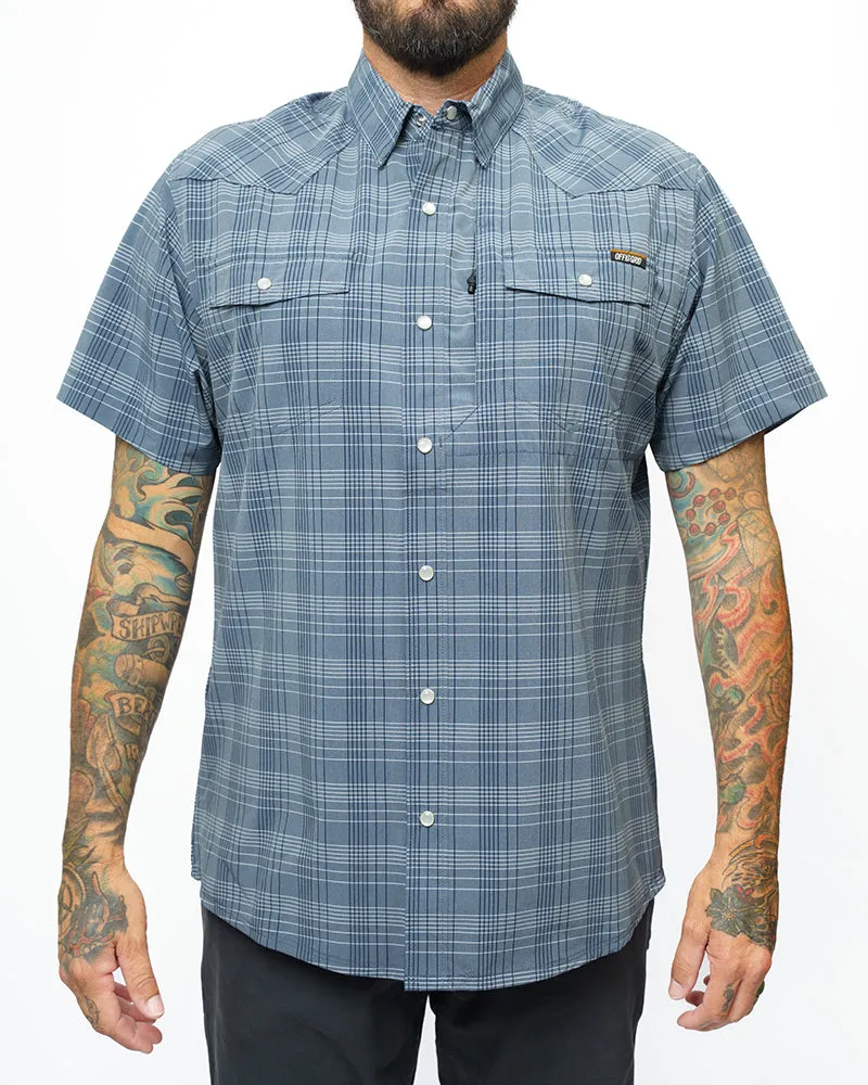 Deke SS Shirt - Dusty Royal sold by Off The Grid Surplus