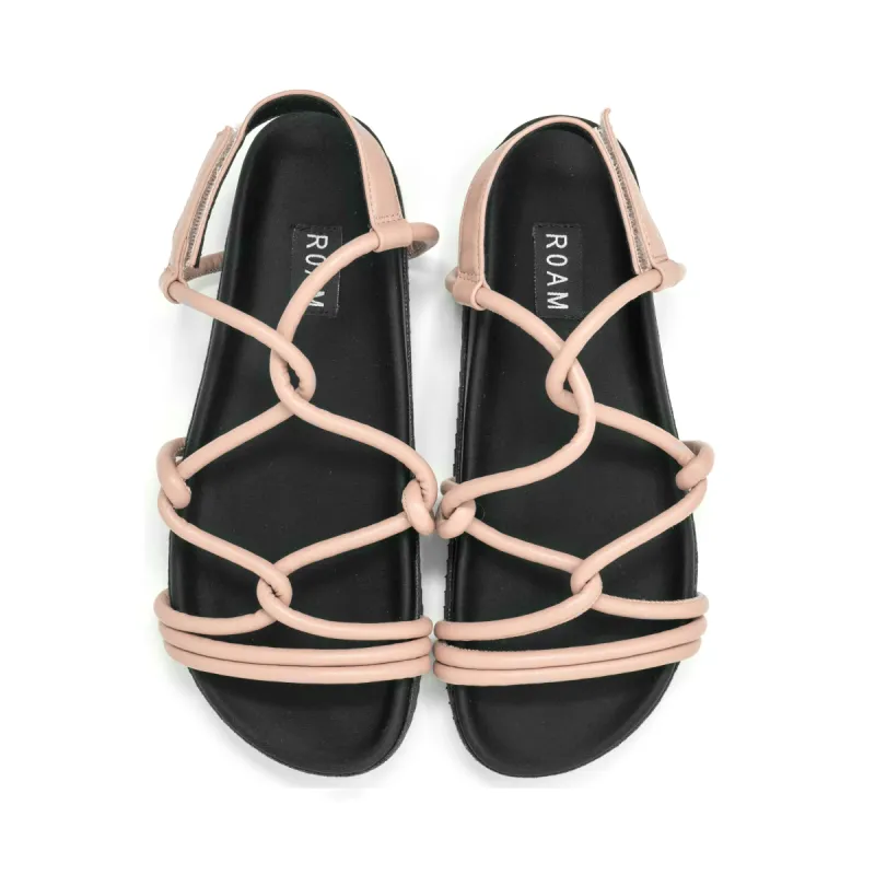 ROAM LINKY SANDALS SAND VEGAN LEATHER sold by ROAM
