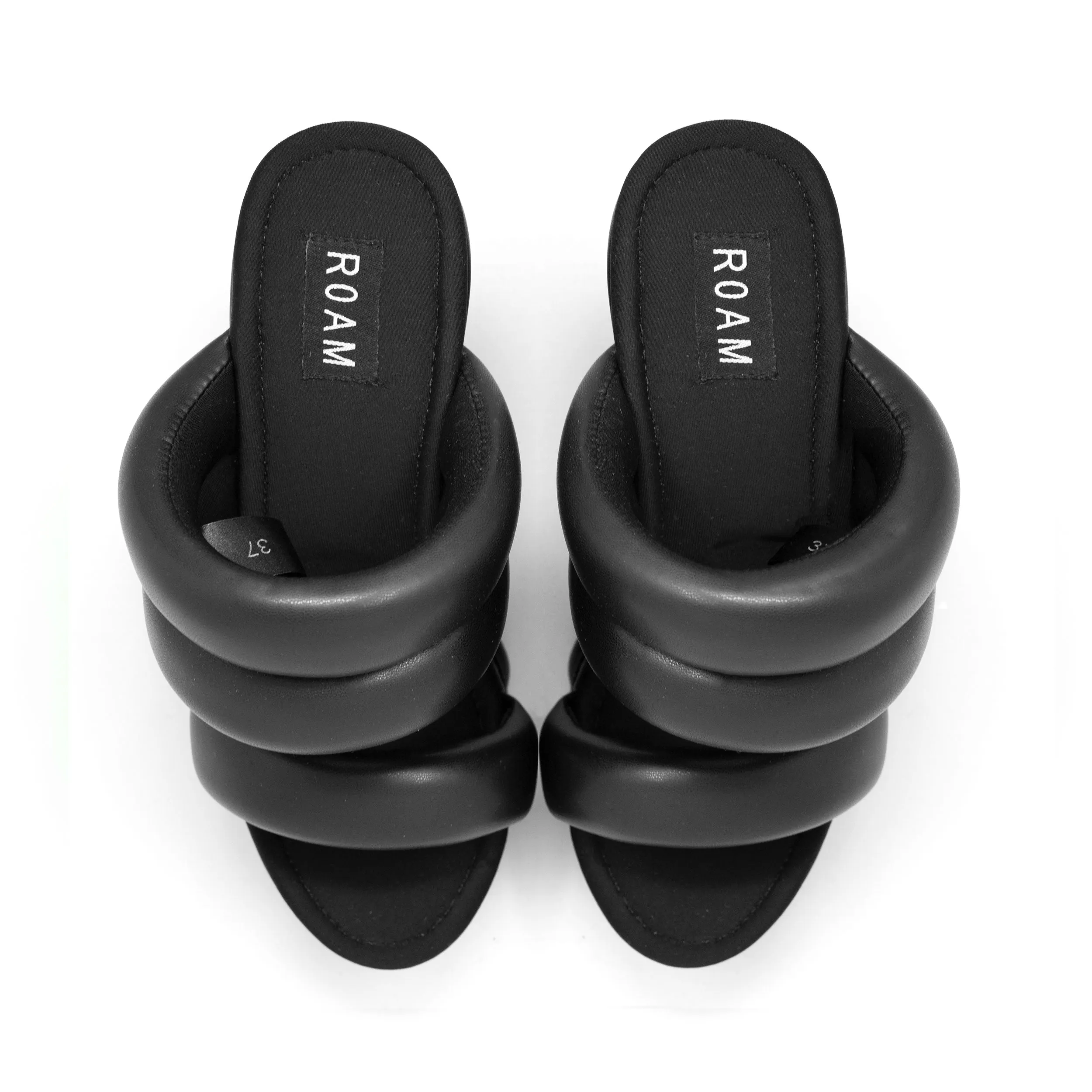 ROAM Strata Wedge Puffy Black Vegan Leather sold by ROAM product image thumbnail 2