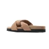 ROAM SIDE SLIP SANDAL NUDE VEGAN LEATHER sold by ROAM