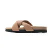 ROAM SIDE SLIP SANDAL NUDE VEGAN LEATHER sold by ROAM