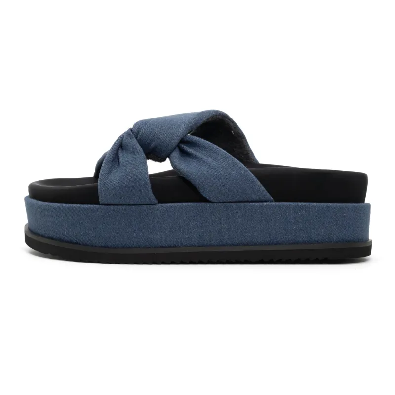 ROAM SIDE SLIP STACK PLATFORM DENIM sold by ROAM