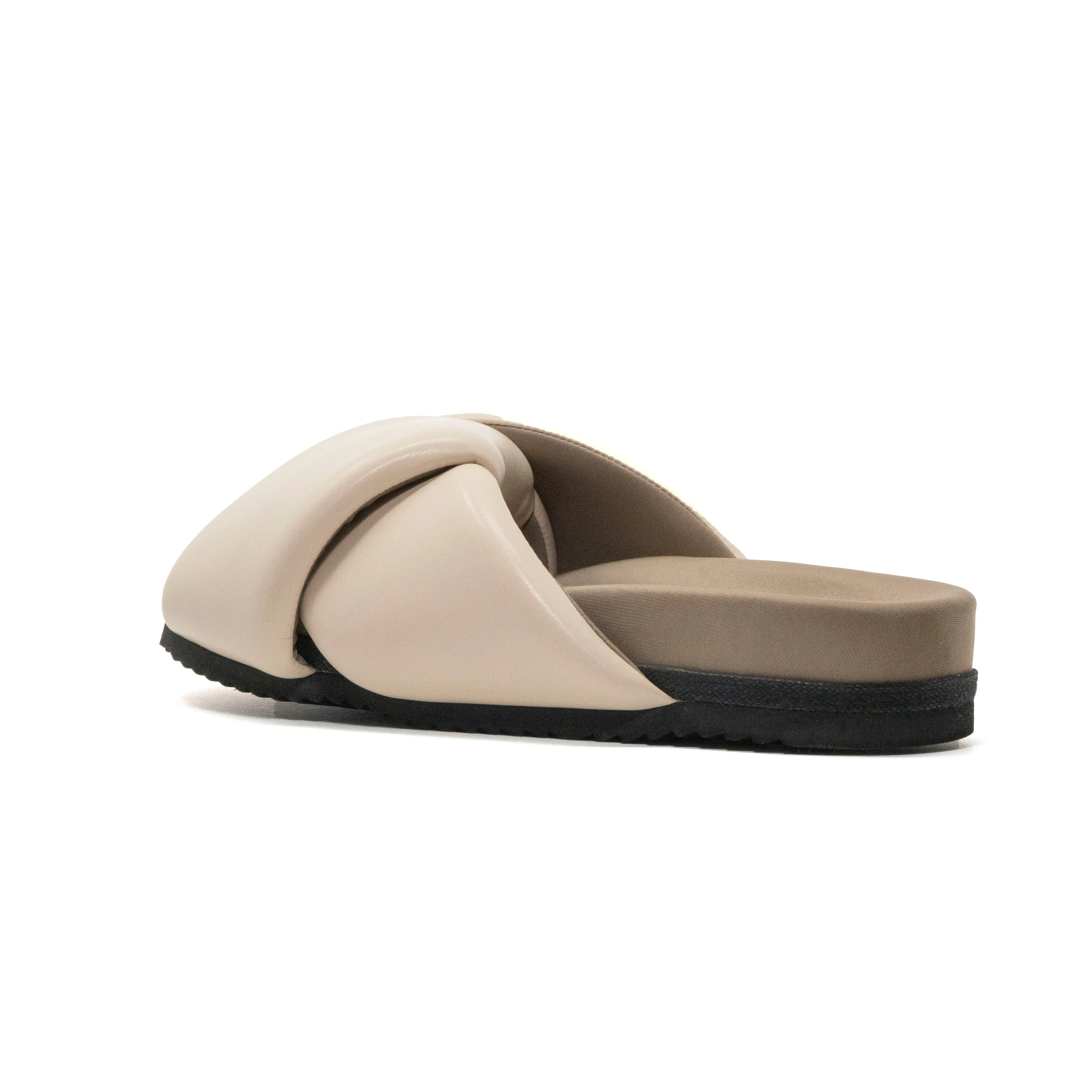 ROAM FOLDY PUFFY SANDALS CREAM VEGAN LEATHER sold by ROAM product image thumbnail 5