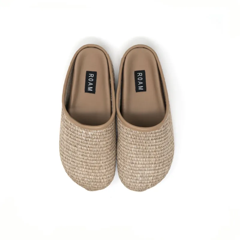 ROAM RAFFIA CLOG NATURAL sold by ROAM