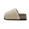 ROAM FUZZY STACK PLATFORM NATURAL FAUX SHEARLING sold by ROAM