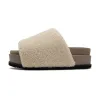 ROAM FUZZY STACK PLATFORM NATURAL FAUX SHEARLING sold by ROAM