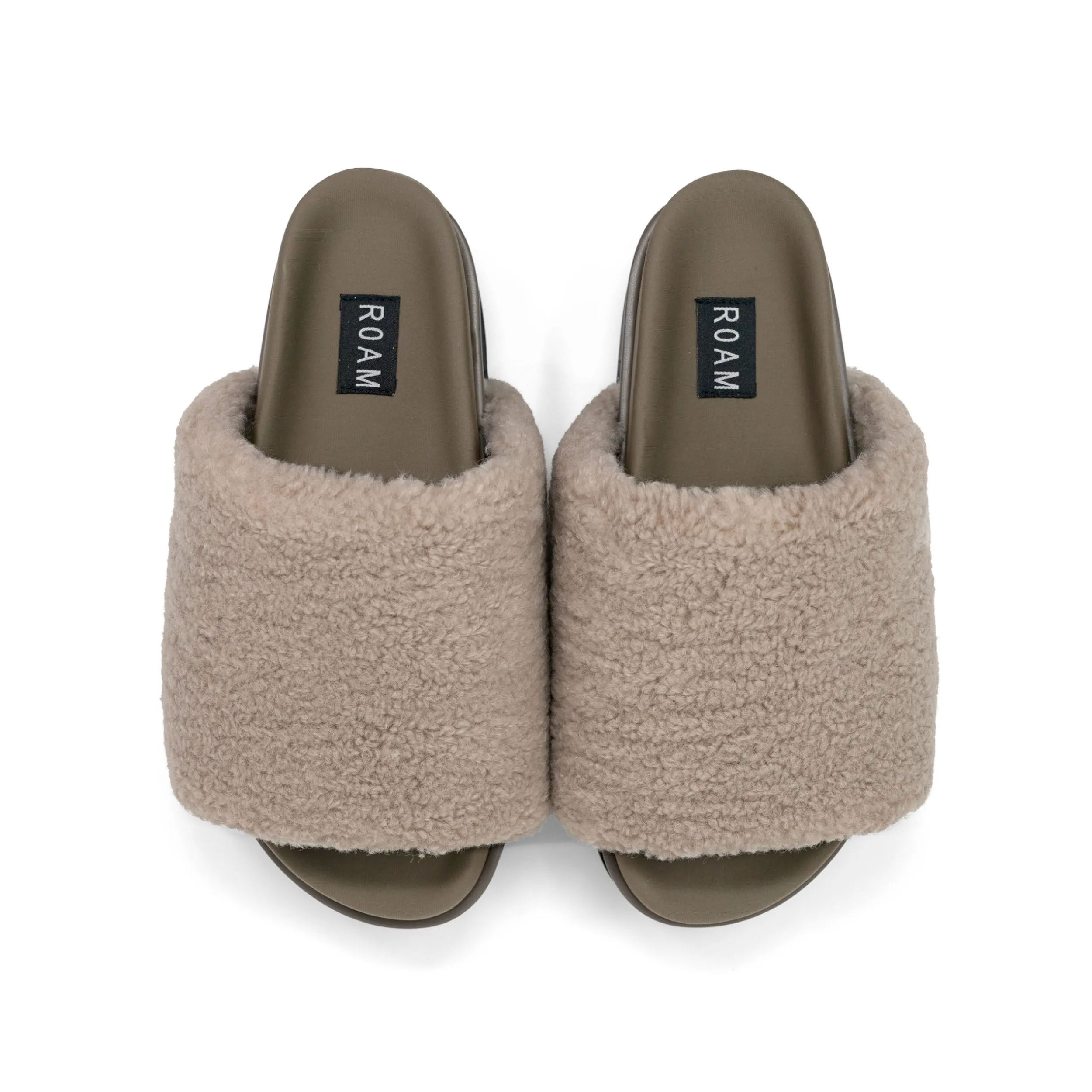 ROAM FUZZY STACK PLATFORM CEMENT FAUX SHEARLING sold by ROAM product image thumbnail 2