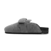 ROAM CASH LOAFER MULE CHARCOAL RECYCLED CASHMERE sold by ROAM