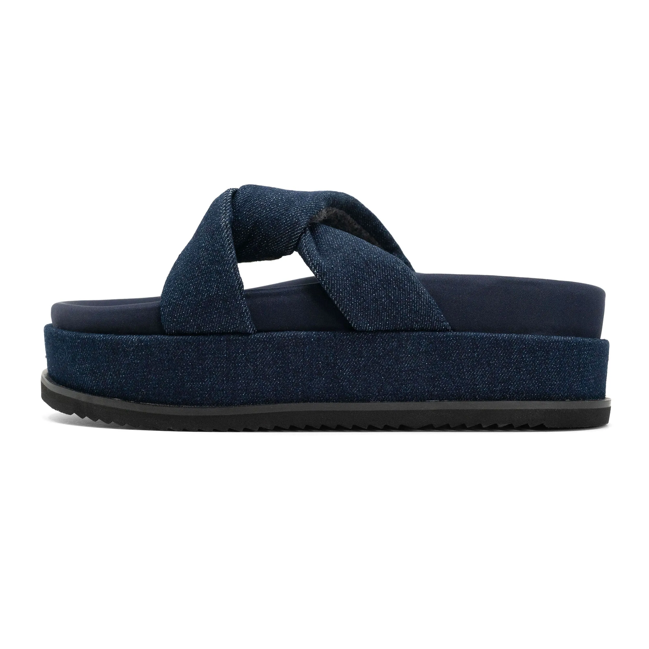 ROAM SIDE SLIP STACK PLATFORM DARK DENIM sold by ROAM