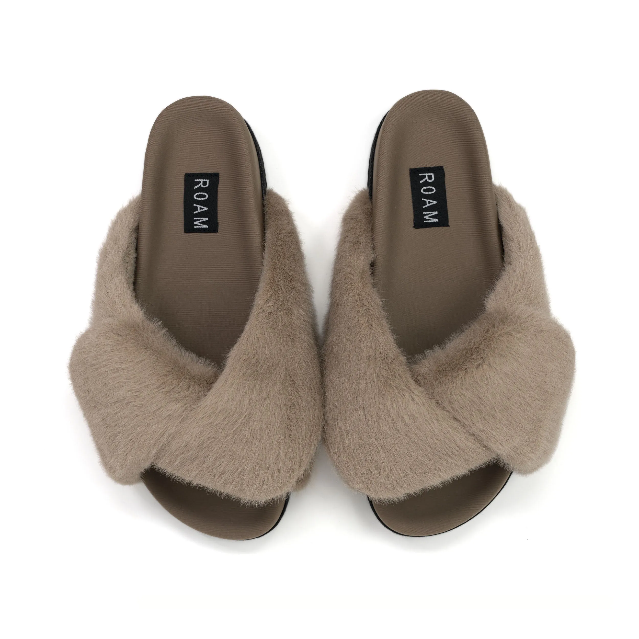 ROAM LONG LUXE FOLDY NUDE FAUX FUR sold by ROAM