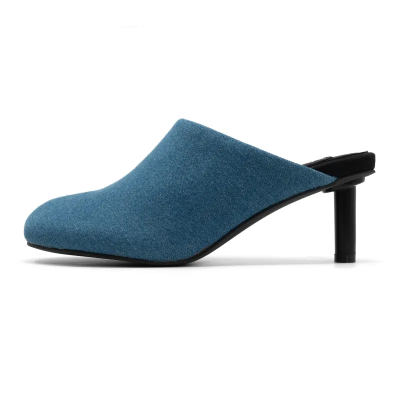ROAM ROUNDHOUSE  DENIM HEELS sold by ROAM