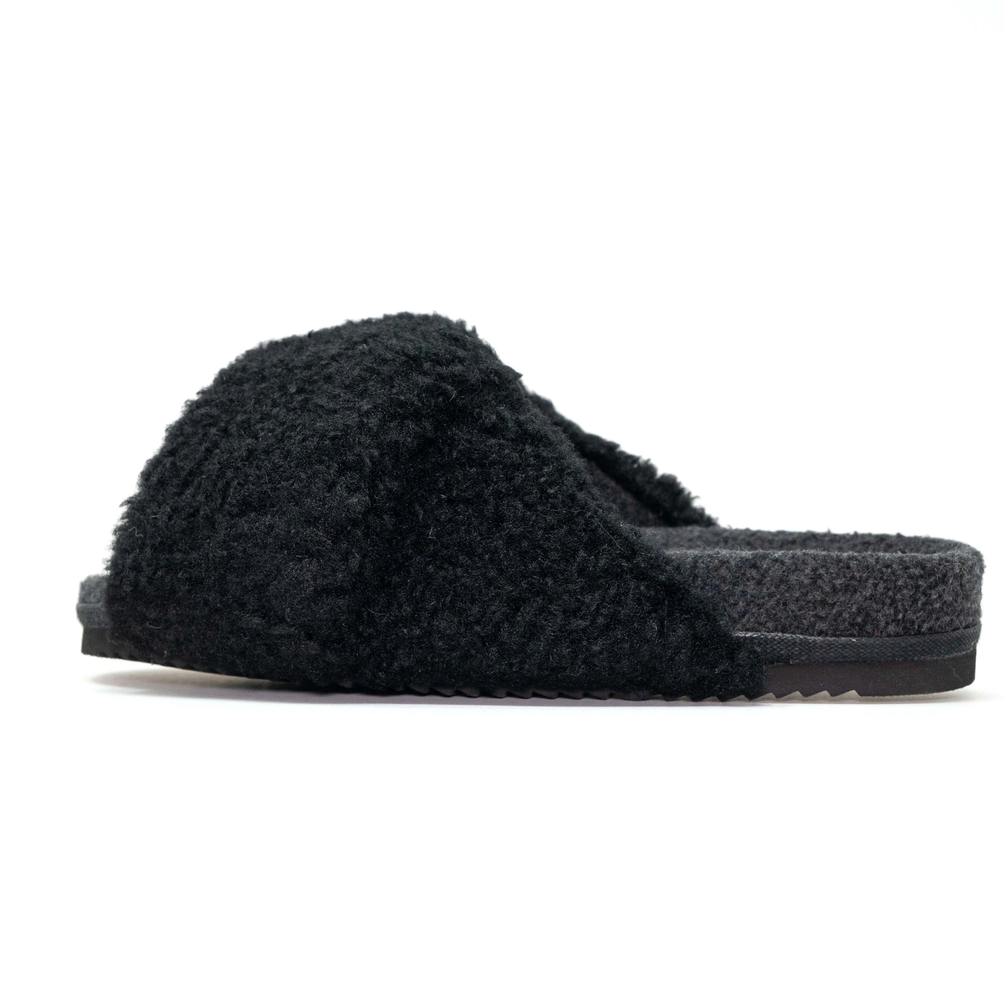 ROAM FOLDY CUSH BLACK FAUX SHEARLING SLIPPERS sold by ROAM product image thumbnail 5