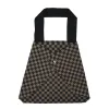 ROAM CHECKERED FOLDY MINI TOTE TAUPE & BLACK sold by ROAM