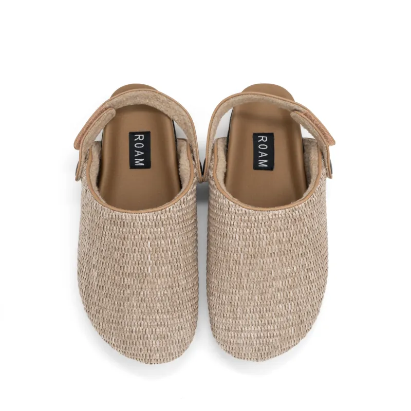 ROAM CONVERT CLOG NATURAL RAFFIA sold by ROAM