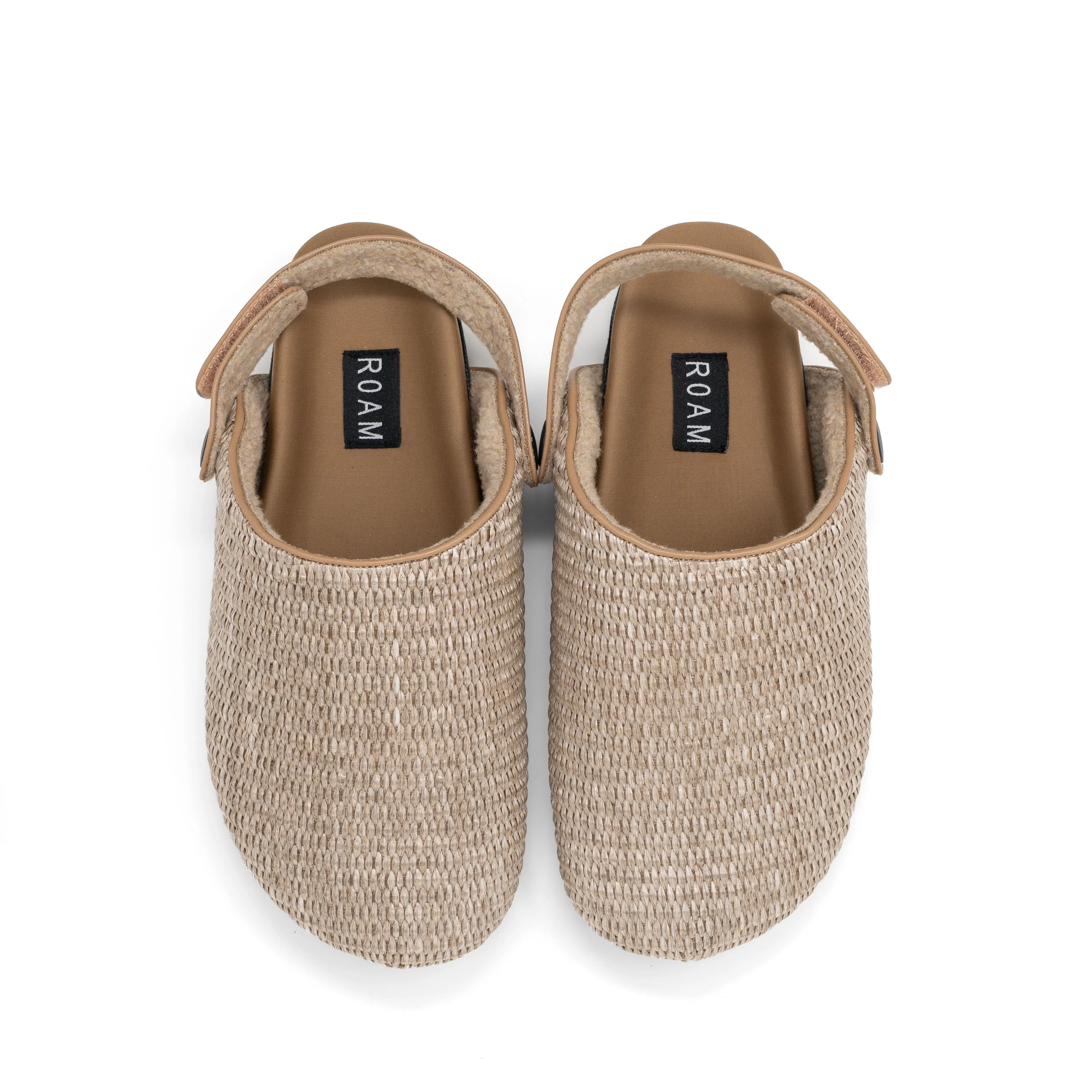 ROAM CONVERT CLOG NATURAL RAFFIA sold by ROAM