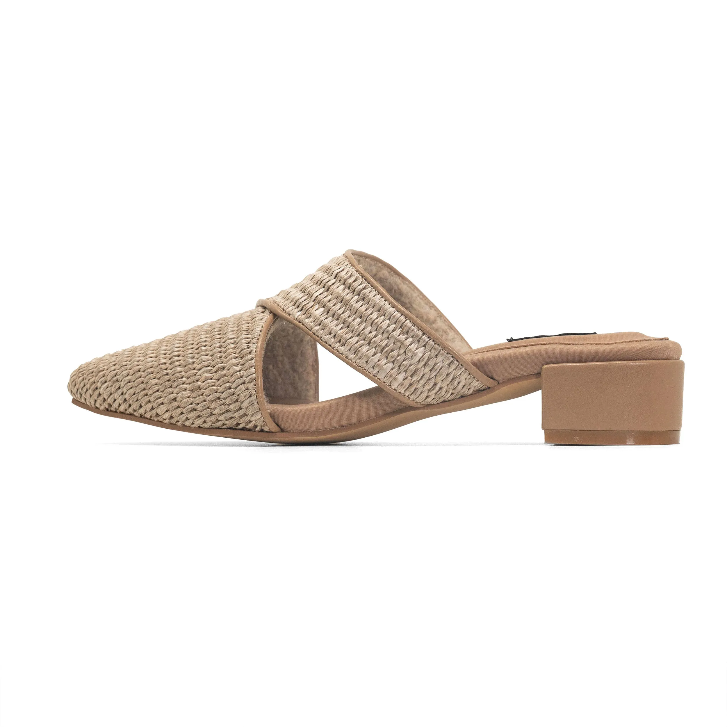 ROAM RAFFIA MULE HEEL NATURAL sold by ROAM product image thumbnail 4