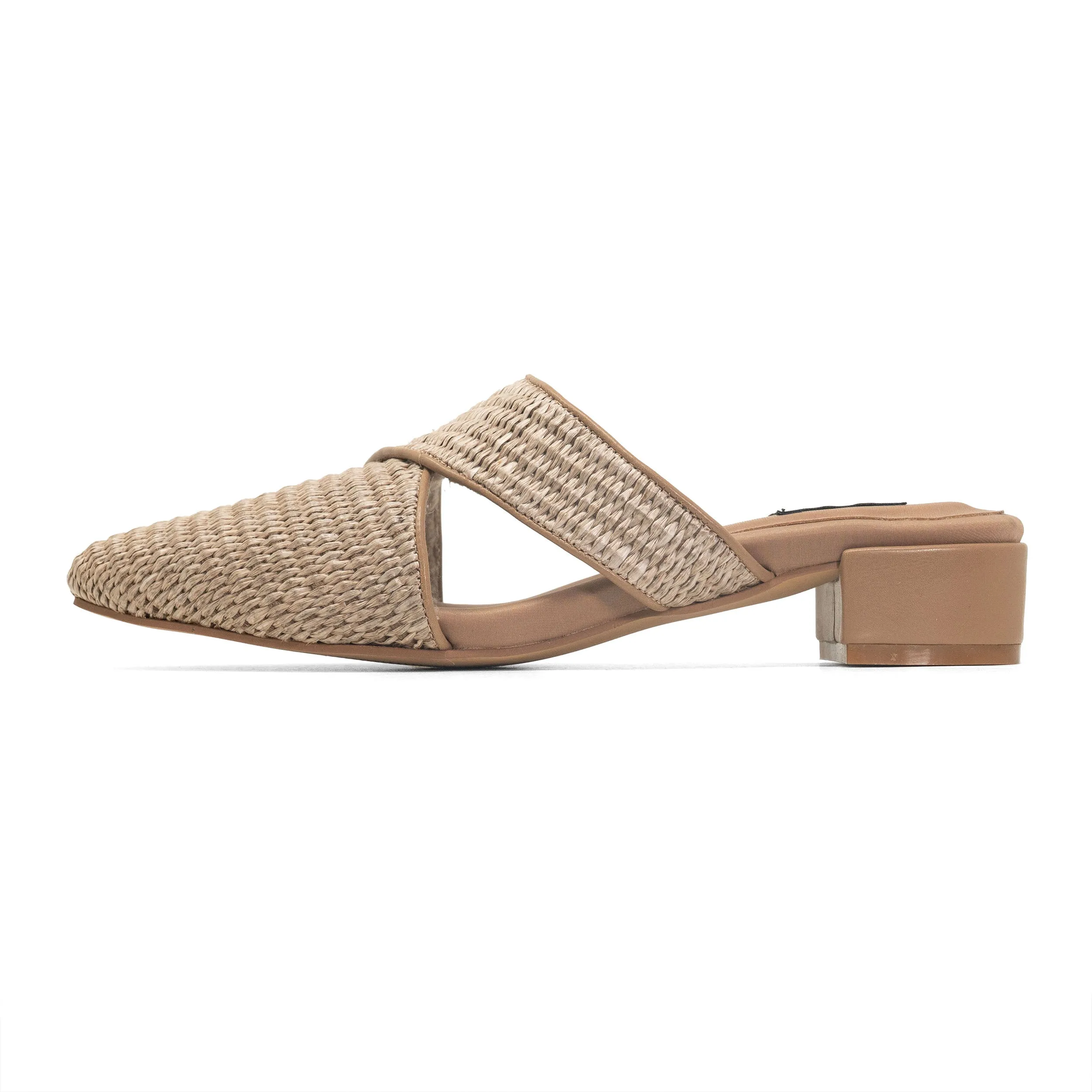 ROAM RAFFIA MULE HEEL NATURAL sold by ROAM product image thumbnail 3
