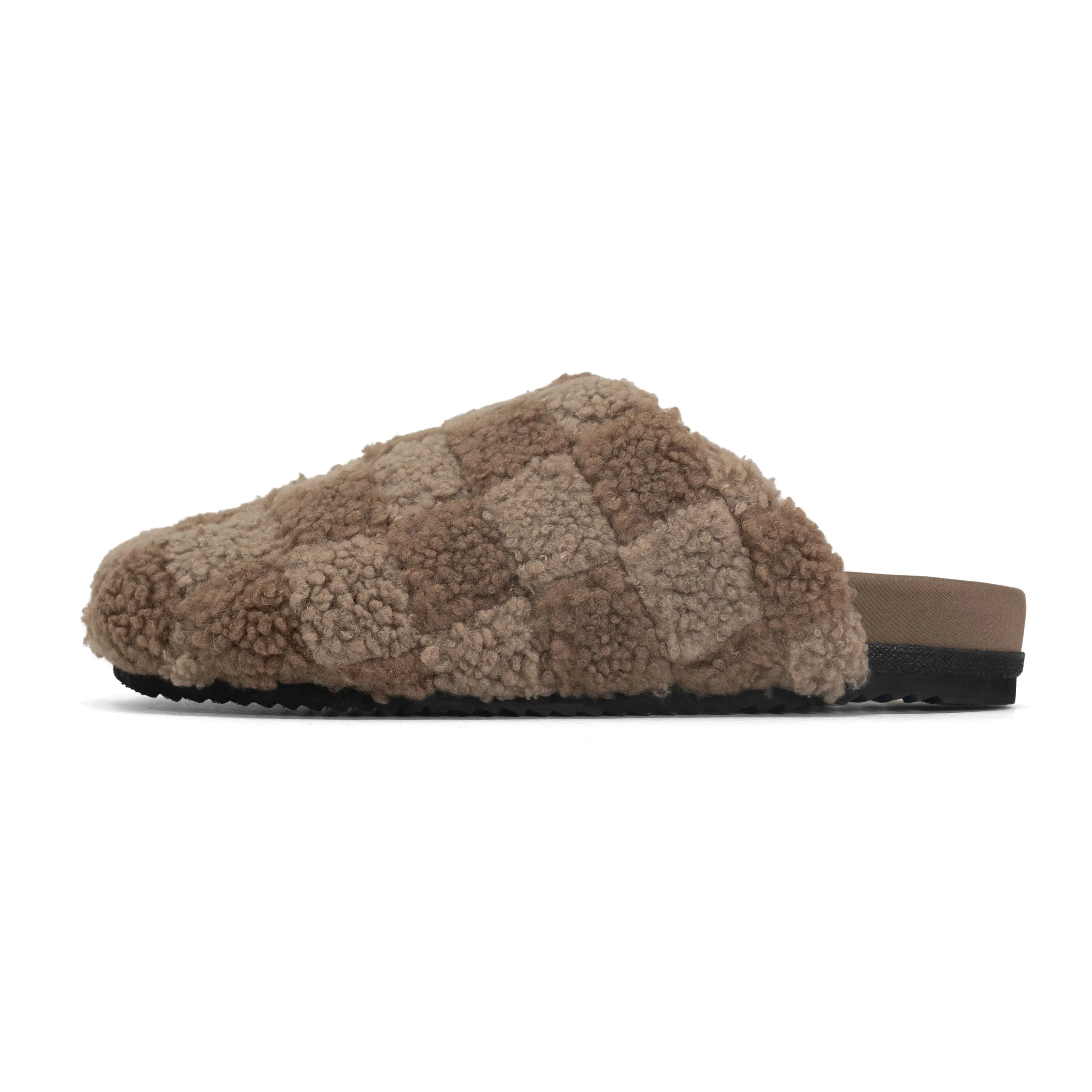 FUZZY CHECKER CLOG BEIGE & OAT sold by ROAM product image thumbnail 2