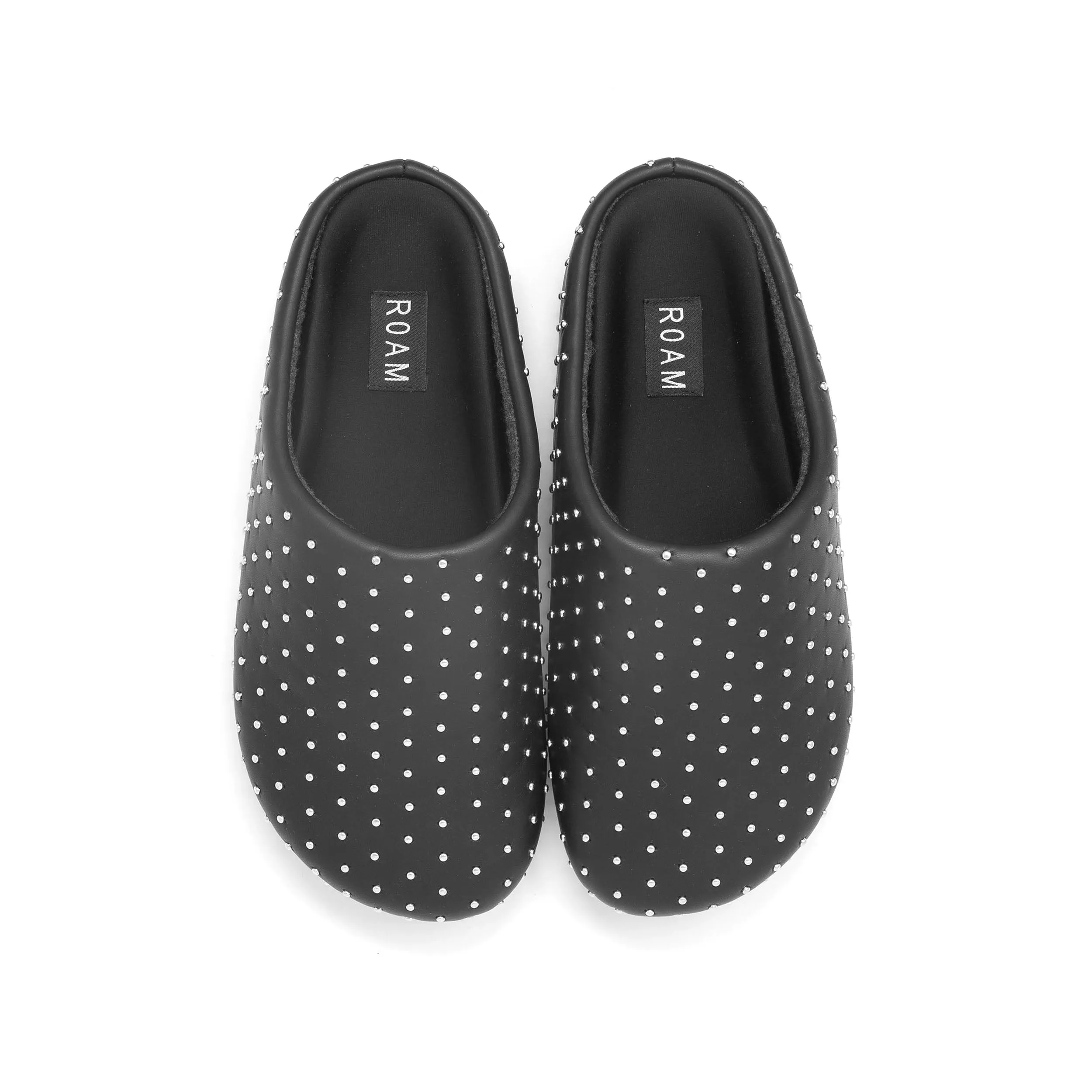 ROAM STUDDY CLOG BLACK VEGAN LEATHER sold by ROAM
