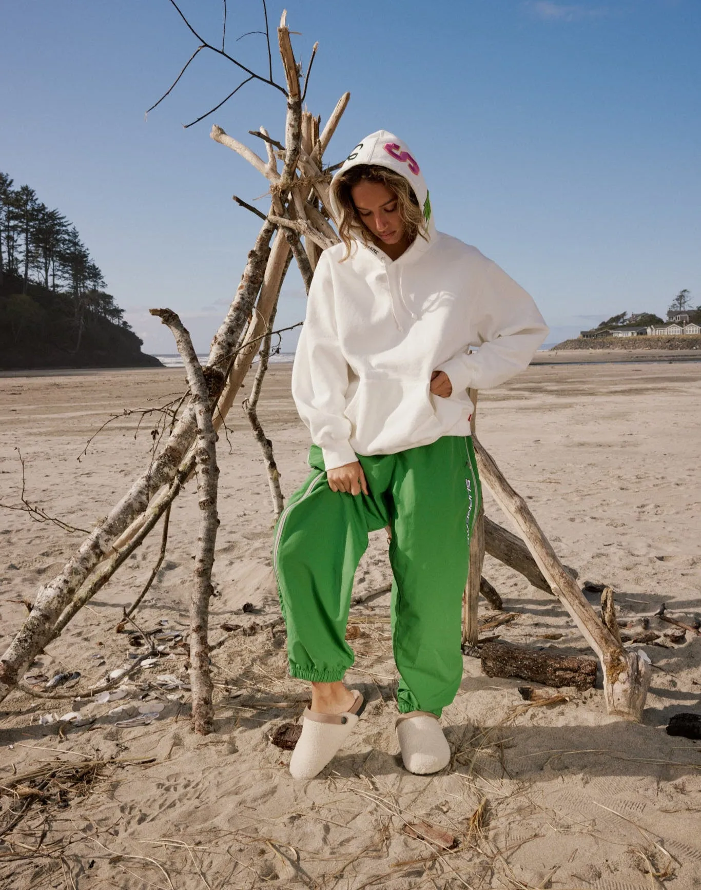 ROAM FUZZY STRAP CLOG NATURAL FAUX SHEARLING sold by ROAM product image thumbnail 3