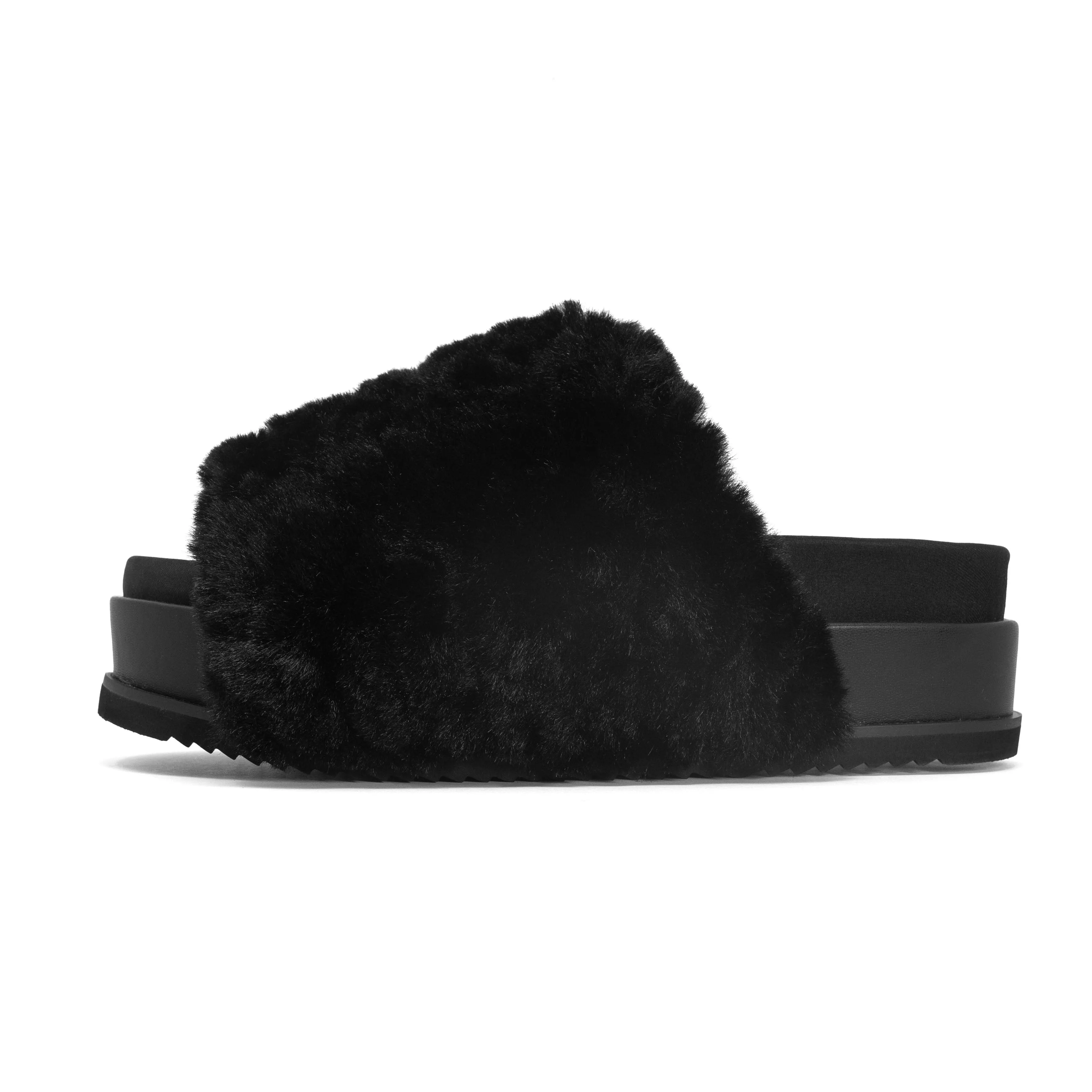 ROAM CLOUD STACK BLACK FAUX SHEARLING sold by ROAM