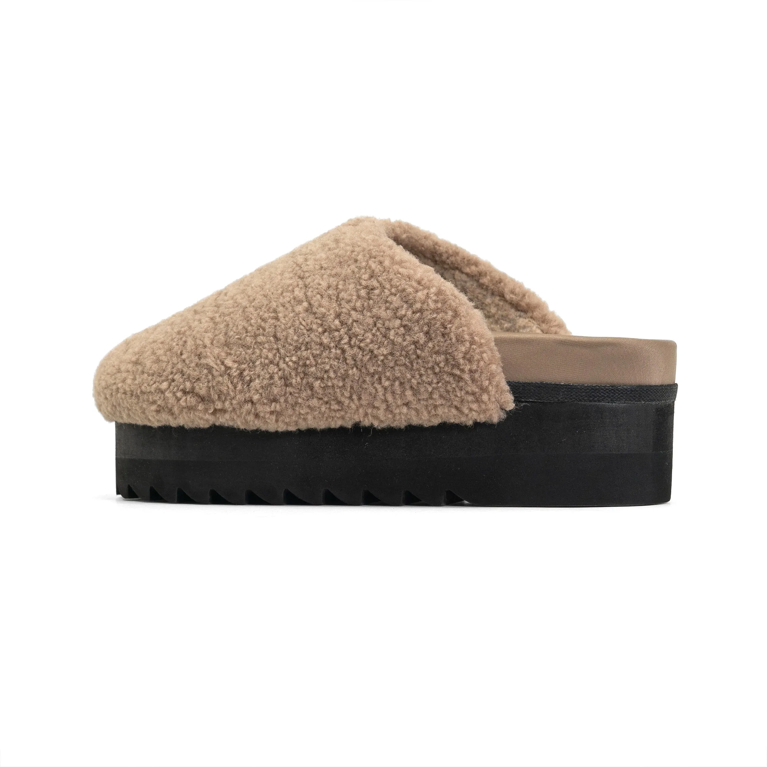 ROAM FUZZY CLOG STACK OAT FAUX SHEARLING sold by ROAM product image thumbnail 5