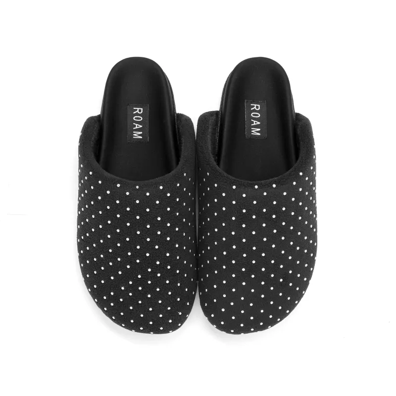 ROAM TERRY STUDDY CLOG BLACK TERRY FLEECE sold by ROAM