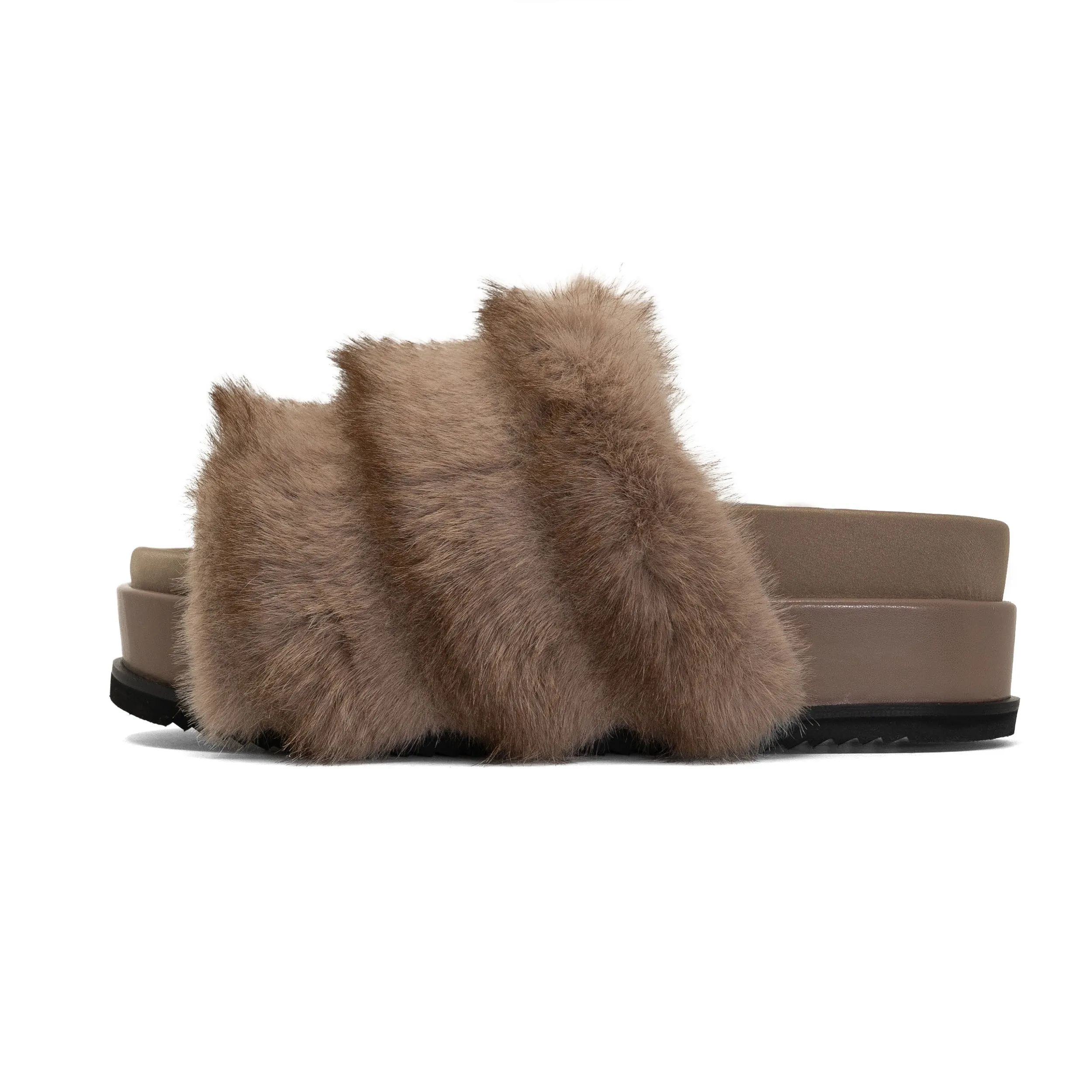 ROAM PEAK CLOUD STACK PLATFORM NUDE FAUX FUR sold by ROAM product image thumbnail 4