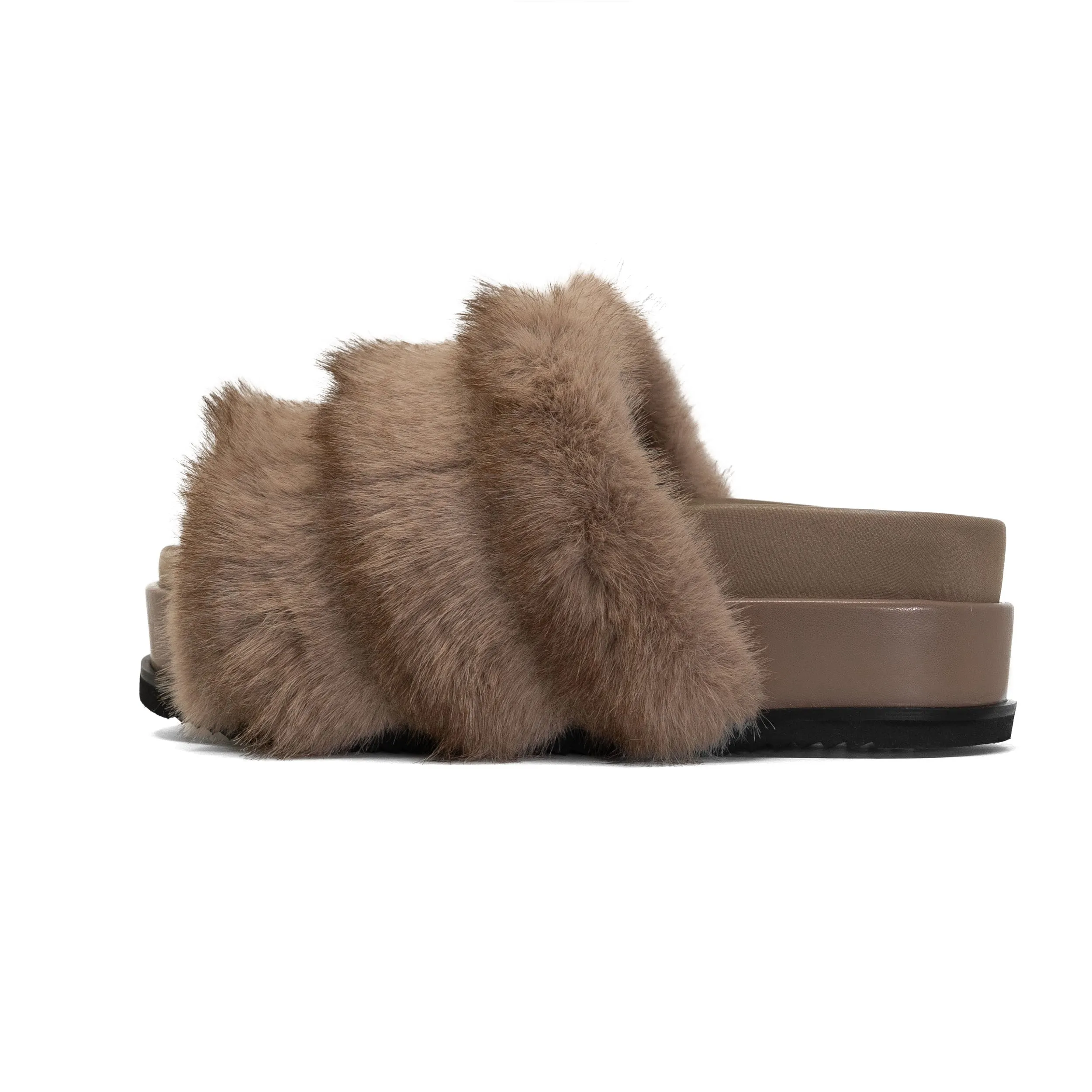 ROAM PEAK CLOUD STACK PLATFORM NUDE FAUX FUR sold by ROAM product image thumbnail 5