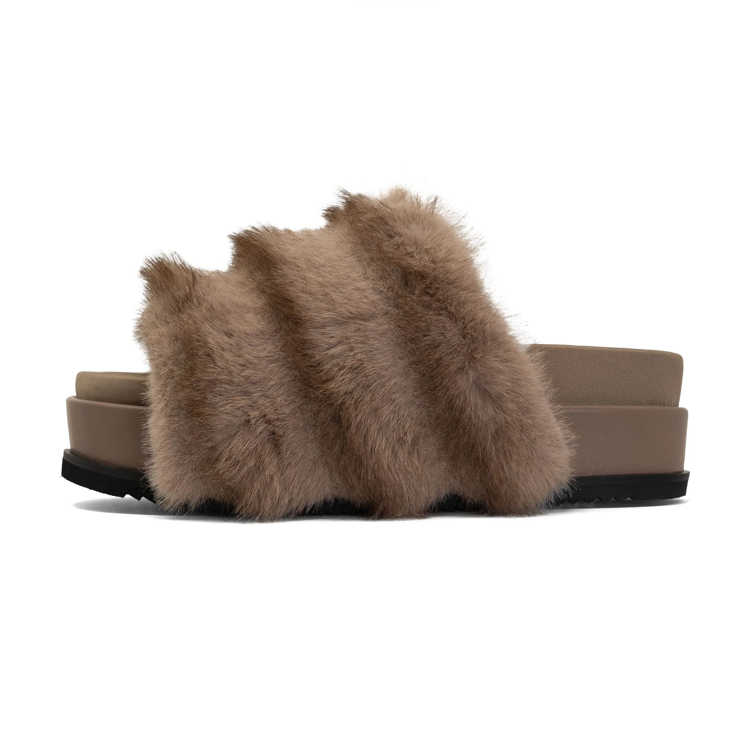 ROAM PEAK CLOUD STACK PLATFORM NUDE FAUX FUR sold by ROAM product image thumbnail 3