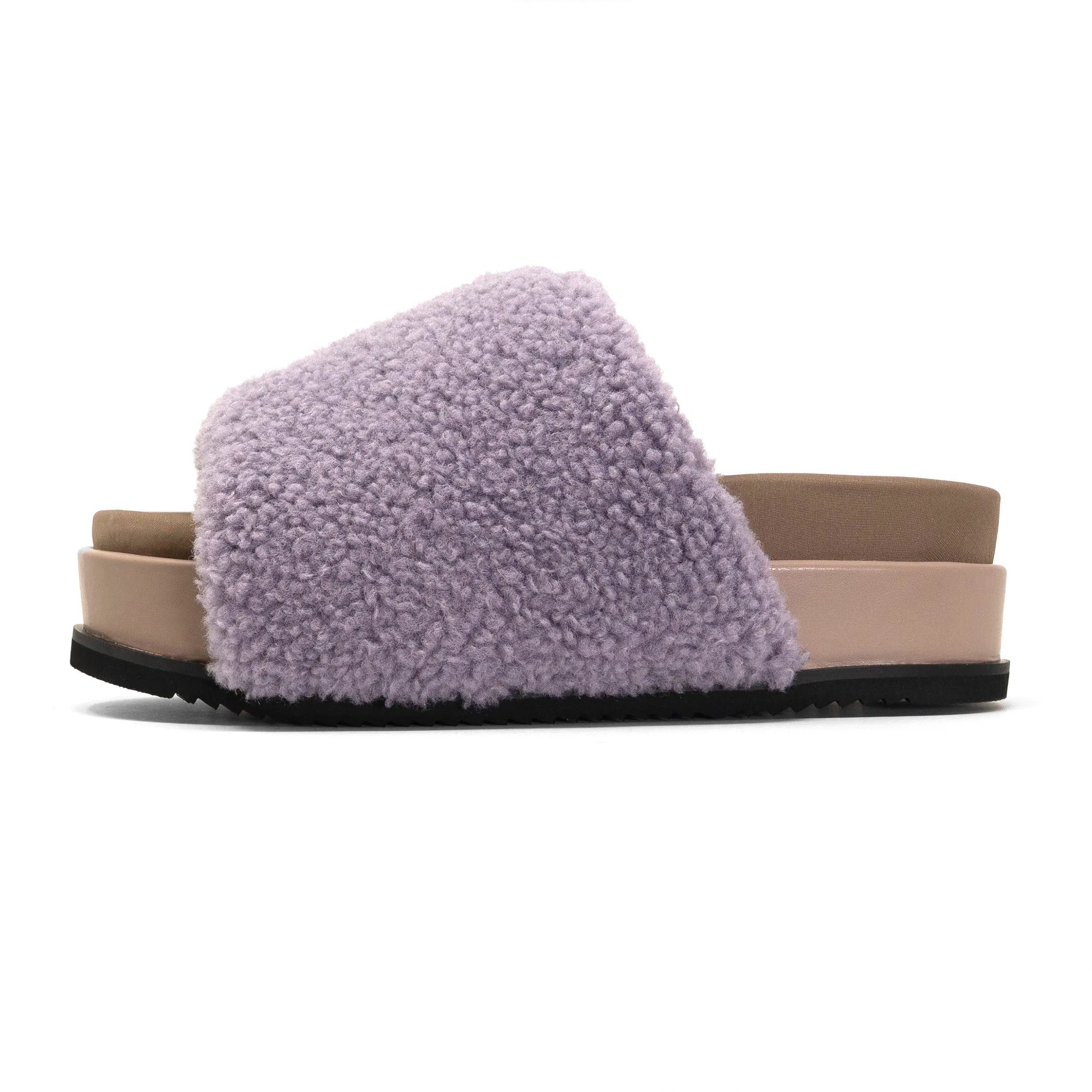 ROAM FUZZY STACK PLATFORM LAVENDER FAUX SHEARLING sold by ROAM product image thumbnail 3