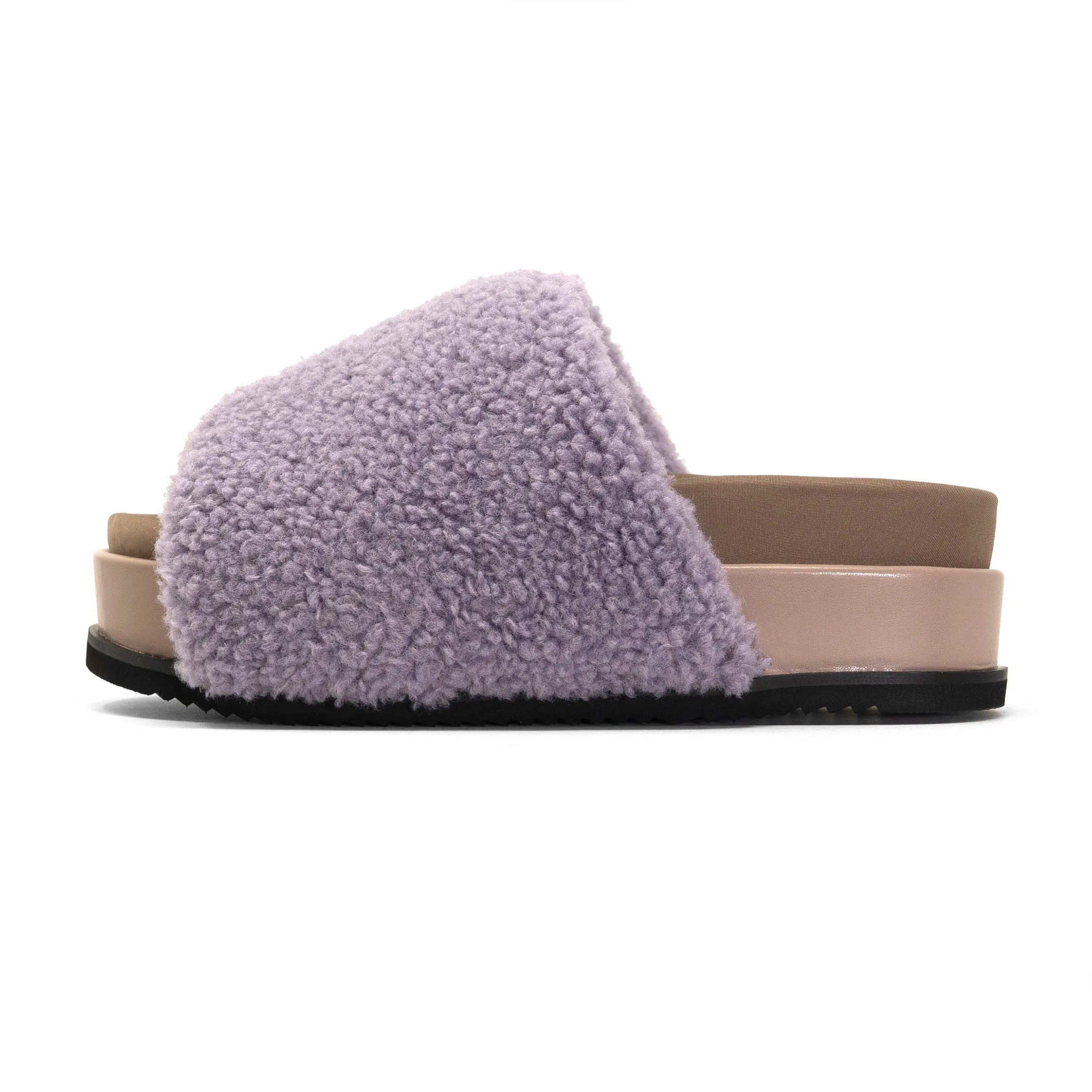 ROAM FUZZY STACK PLATFORM LAVENDER FAUX SHEARLING sold by ROAM product image thumbnail 4
