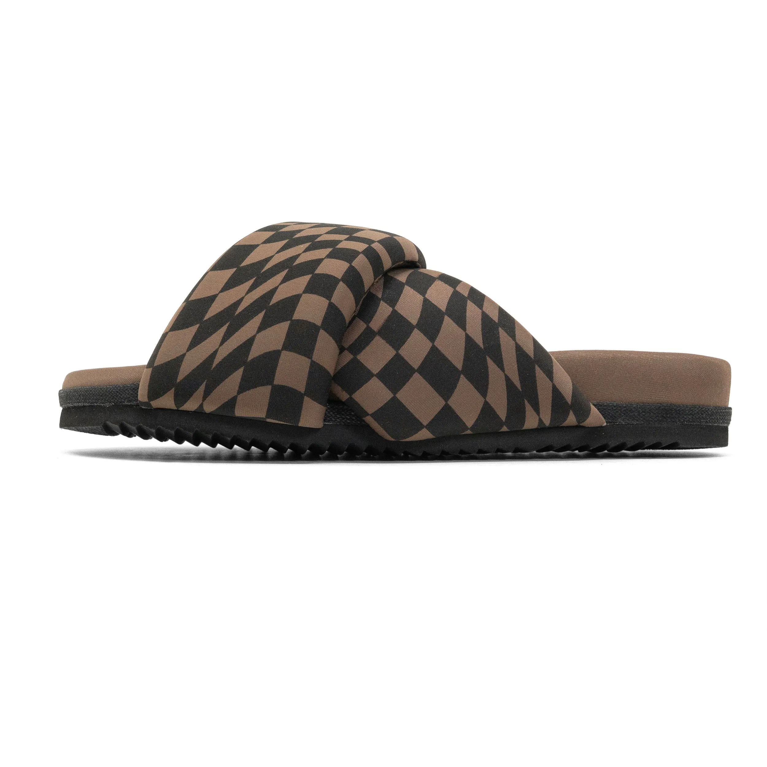 ROAM NEO CHECK FOLDY SANDALS BLACK & TAUPE NEOPRENE sold by ROAM product image thumbnail 2