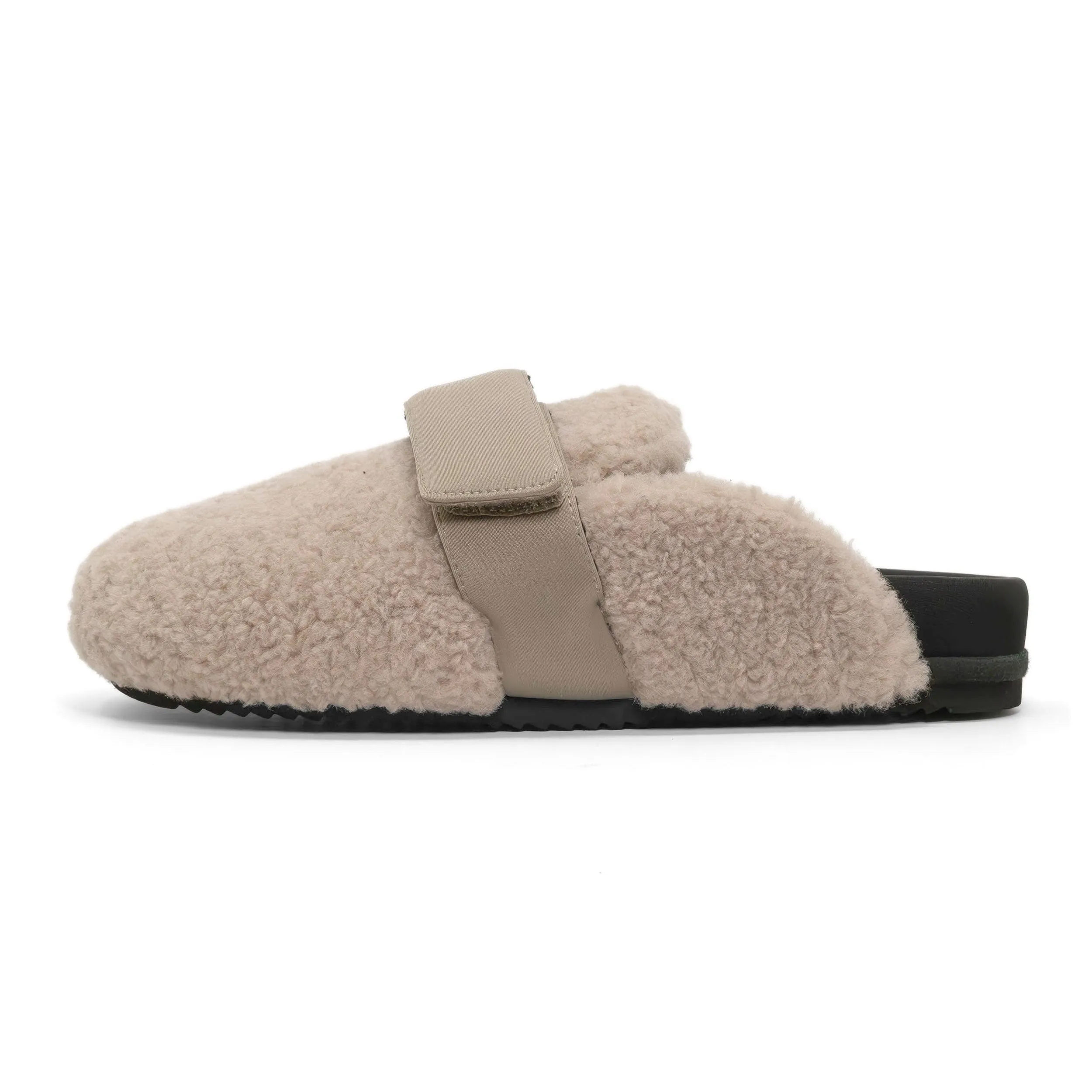 ROAM FUZZY LOAFER MULE CEMENT FAUX SHEARLING sold by ROAM product image thumbnail 2