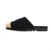 ROAM FUZZY CAP MULE BLACK & BEIGE FAUX SHEARLING sold by ROAM