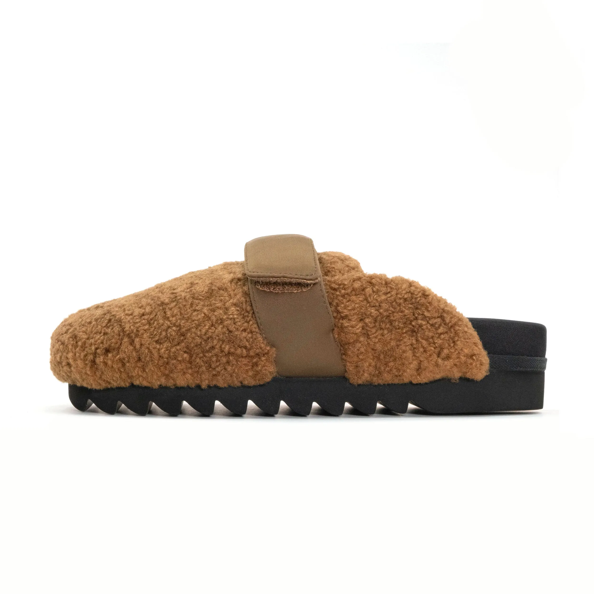ROAM FUZZY LOAFER MULE COGNAC FAUX SHEARLING sold by ROAM product image thumbnail 2