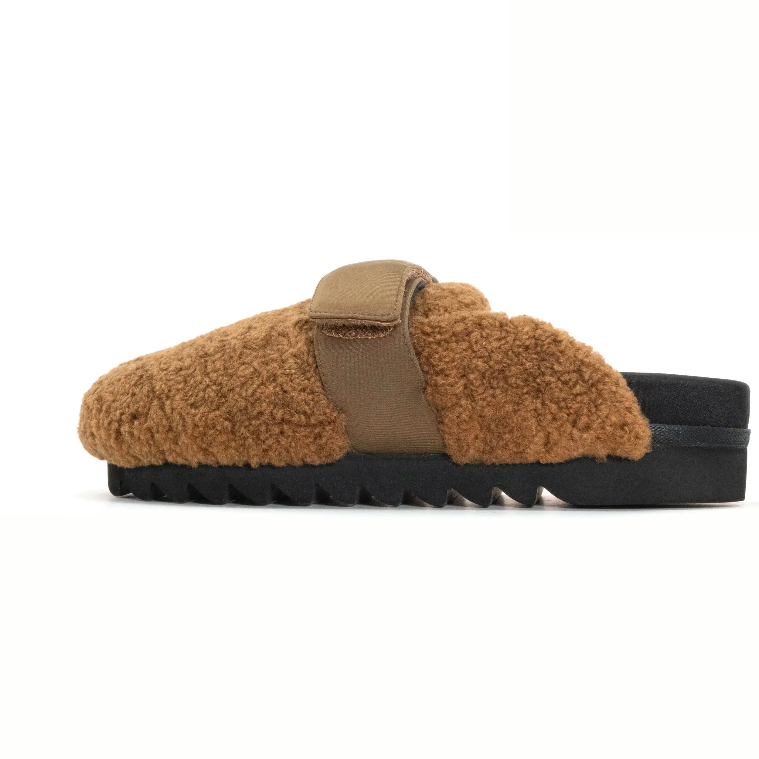 ROAM FUZZY LOAFER MULE COGNAC FAUX SHEARLING sold by ROAM product image thumbnail 4