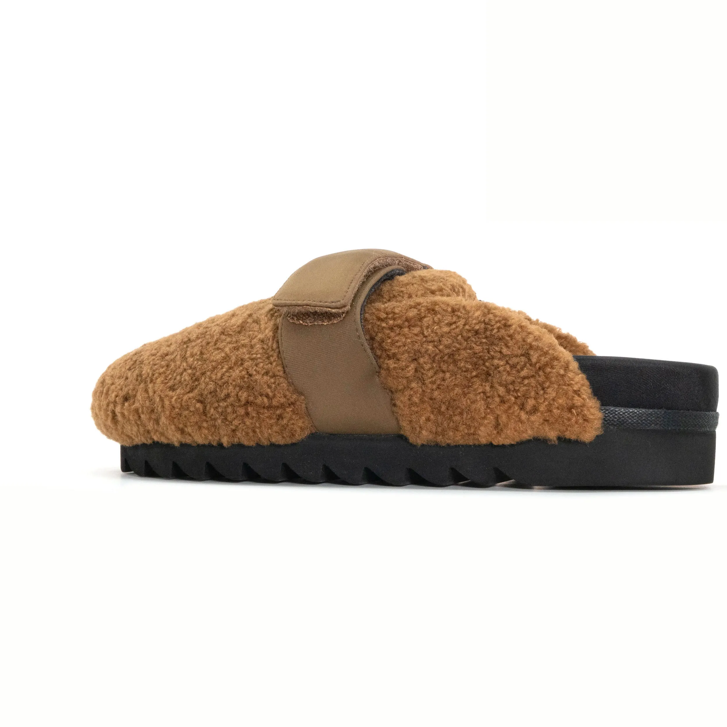ROAM FUZZY LOAFER MULE COGNAC FAUX SHEARLING sold by ROAM product image thumbnail 5