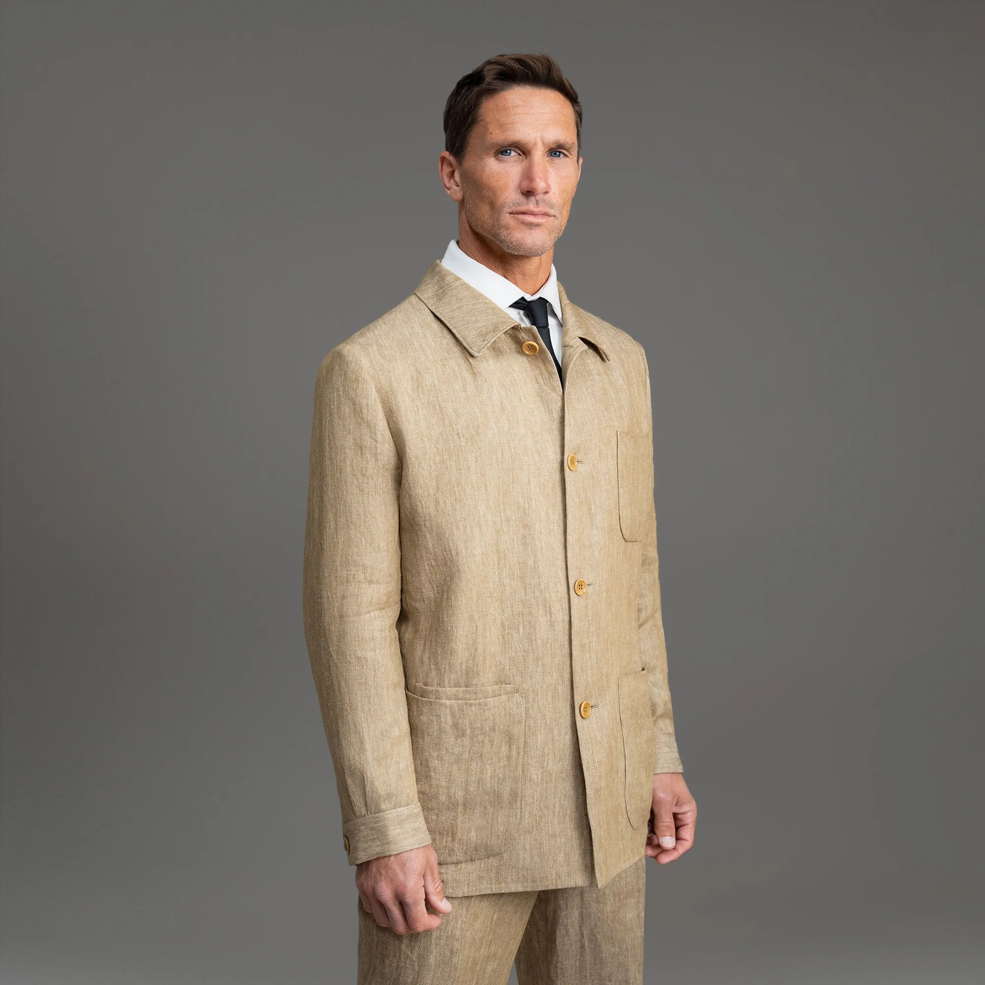 Linen Shirt Jacket sold by Sene product image thumbnail 2