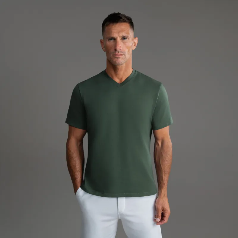 Cumulus V-Neck T-Shirt sold by Sene