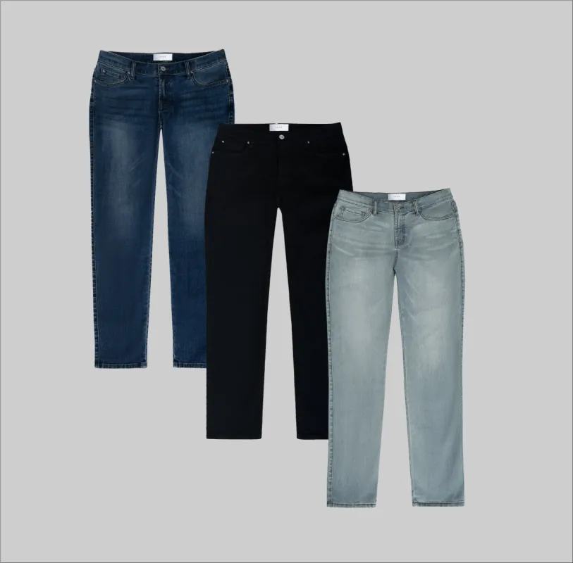 The Dark Mist Air Jeans 3-Pack sold by Sene