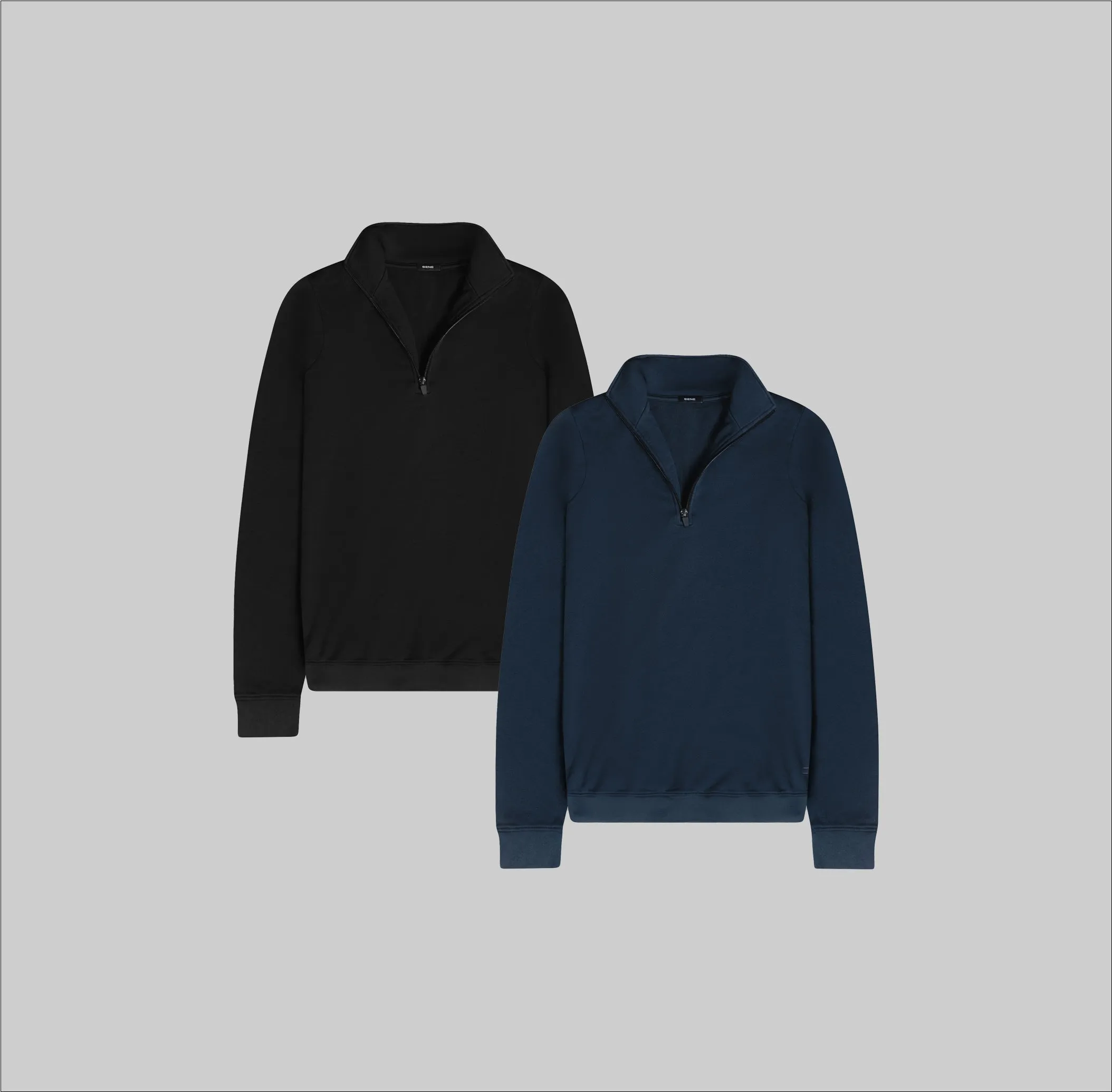 The Earth Tone Quarter Zip 2-Pack sold by Sene