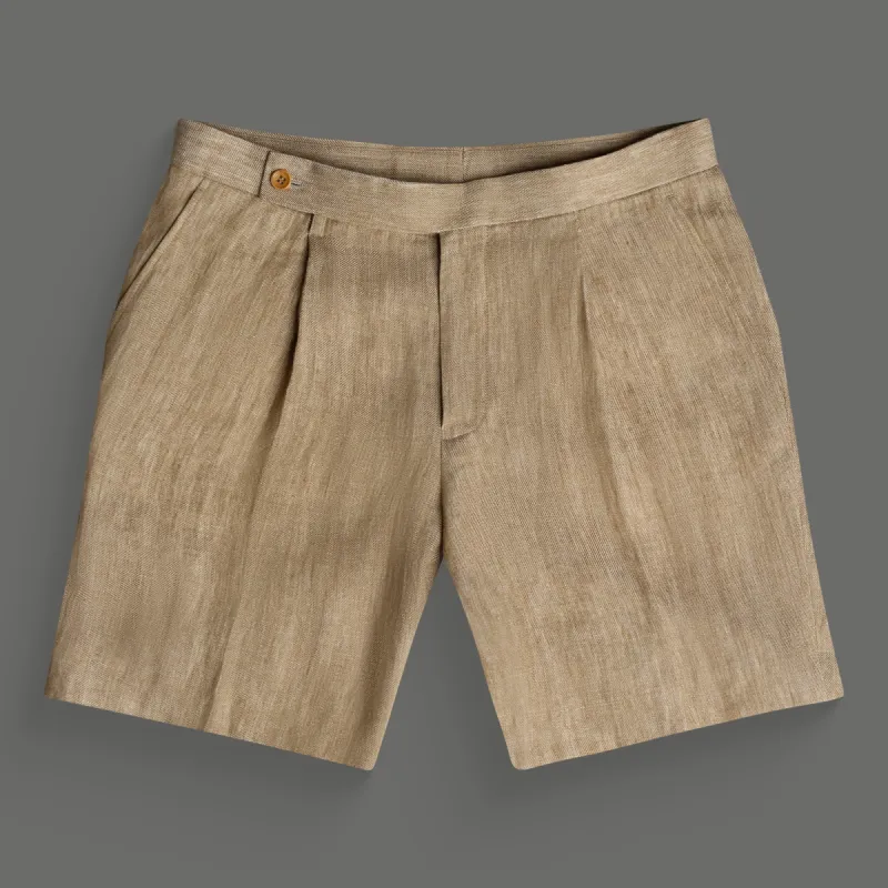 Soho Linen Shorts sold by Sene