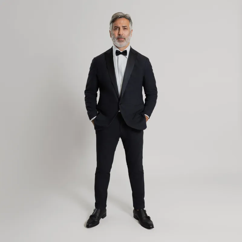Draper Peak Lapel FlexTech Tuxedo sold by Sene