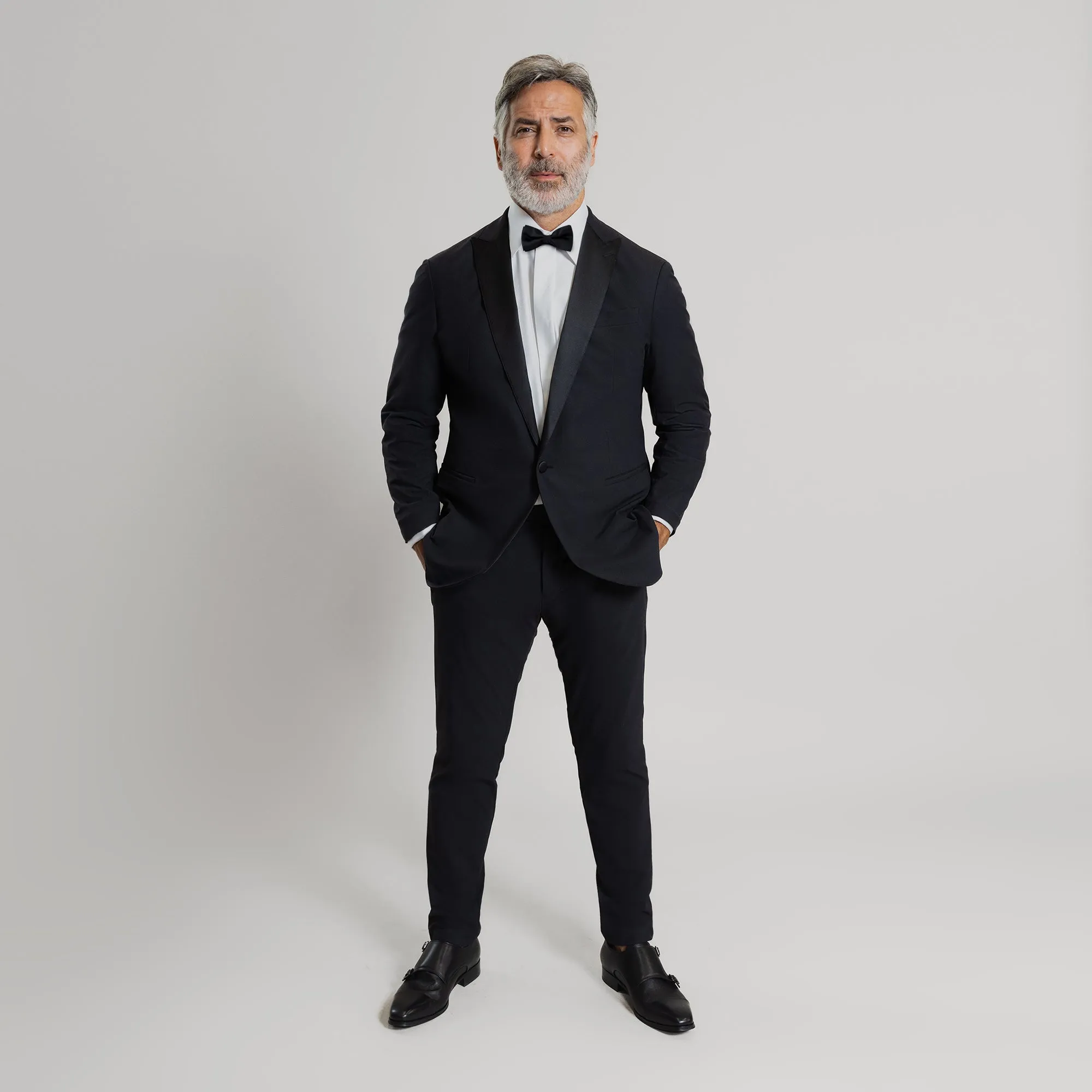 Draper Peak Lapel FlexTech Tuxedo sold by Sene