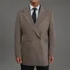 Classic Wool Silk Overcoat sold by Sene