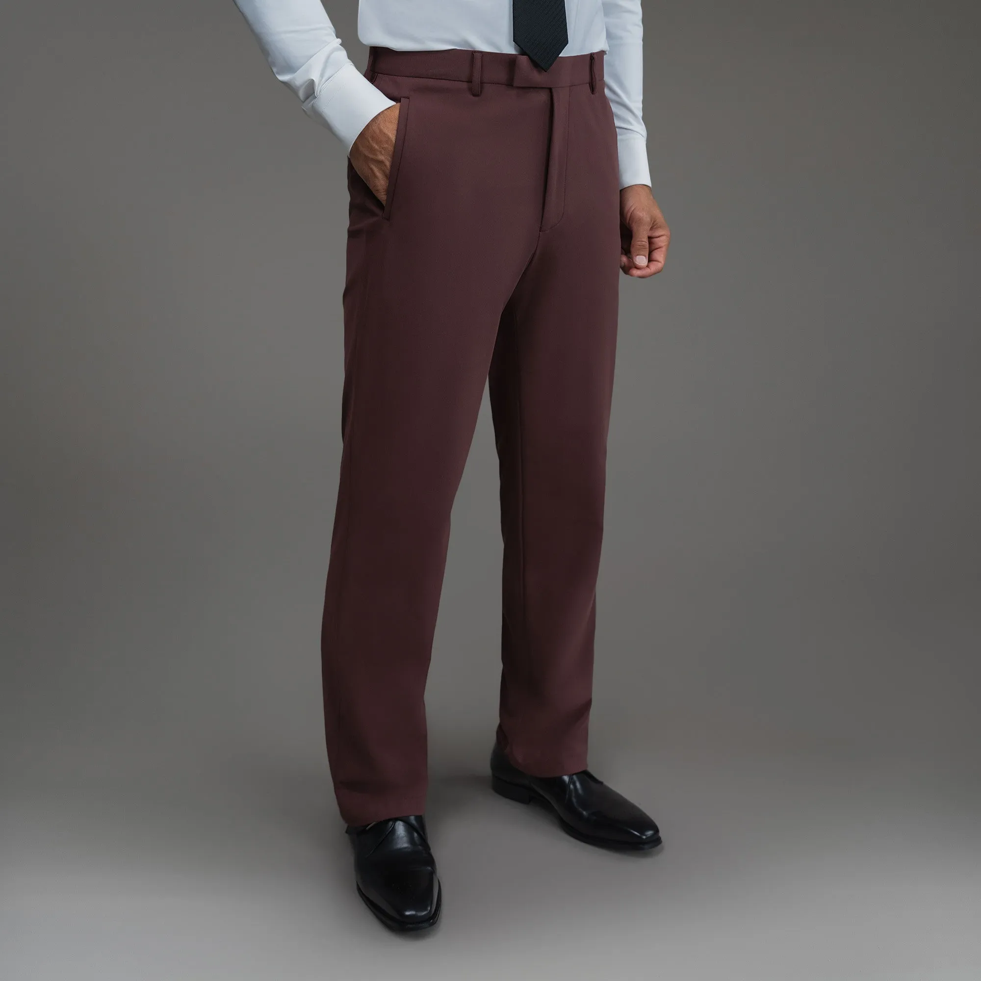 Soho FlexTech Pants - Maroon sold by Sene product image thumbnail 4