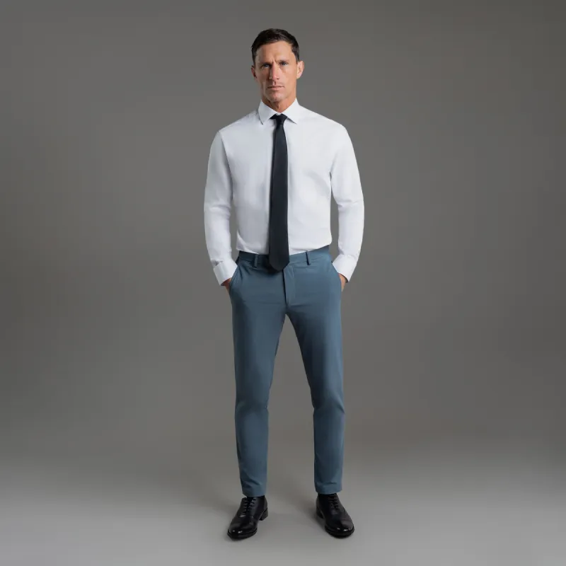 Soho FlexTech Pants - Smoke Blue sold by Sene