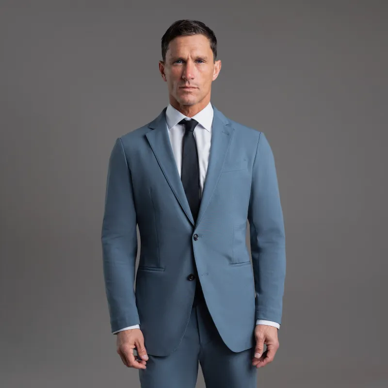 Soho FlexTech Blazer - Smoke Blue sold by Sene