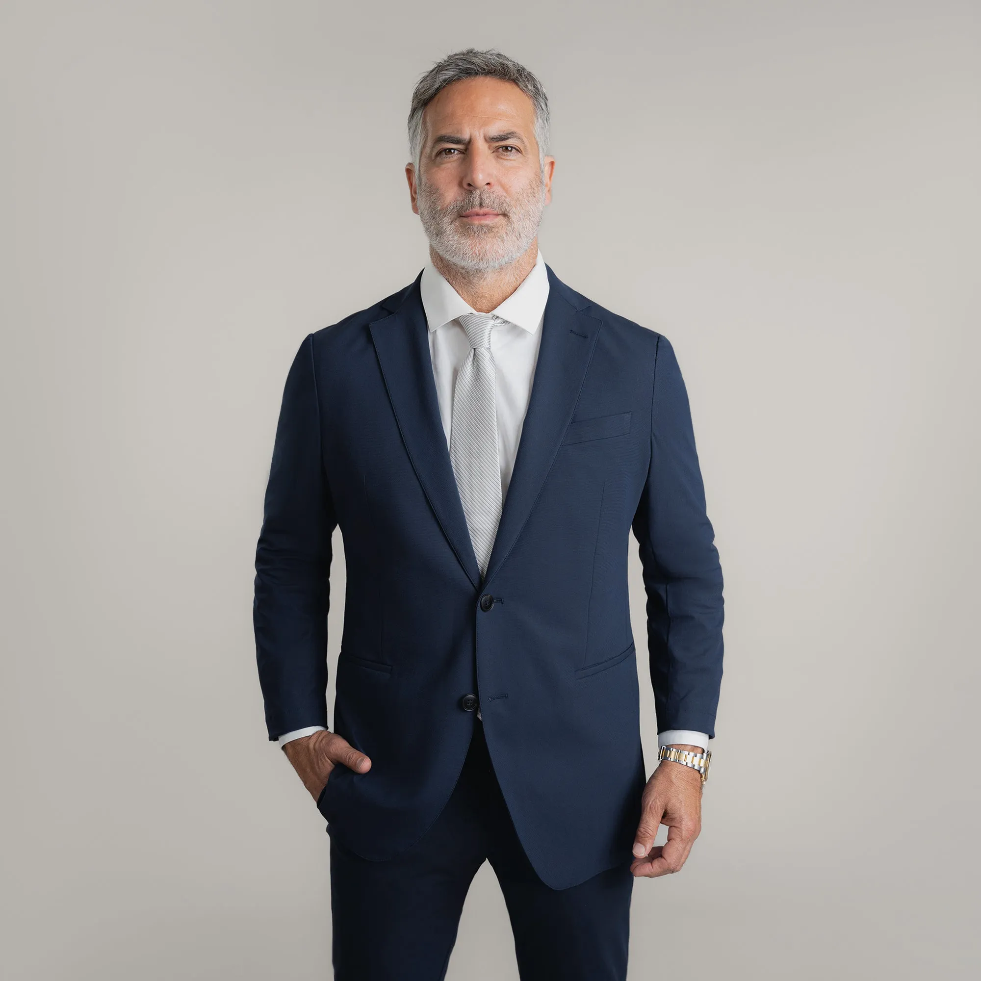 Soho FlexTech Blazer - Navy sold by Sene